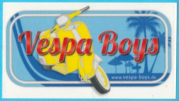 VESPA BOYS - Germany Nice Sticker * Piaggio Scooter Italy Italia - Moto