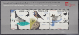 NIEDERLANDE  Block 41, Postfrisch **, Internationale Briefmarkenausstellung FEPAPOST ’94, Den Haag: Vögel, 1994 - Bloks