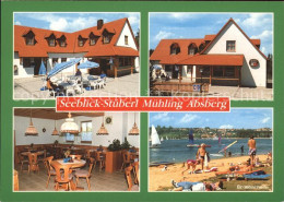 71822057 Absberg Seeblick Stueberl Muehling Terrasse Gastraum Brombachsee Absber - Other & Unclassified