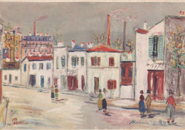 Maurice Utrillo, Paris, Rue Aux Gobelins, - Utrillo