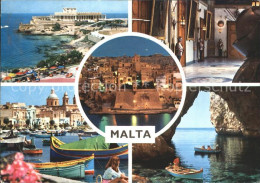 71821224 Malta Blaue Grotte Kathedrale Hafen  - Malte