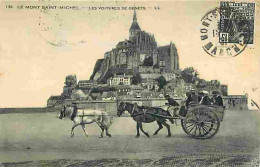 50 - Mont Saint Michel - Les Voitures De Genets - Animée - Chevaux - CPA - Voir Scans Recto-Verso - Le Mont Saint Michel