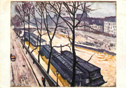 Art - Peinture - Albert Marquet - Les Quais En Hiver - Musée Pouchkine De Moscou - CPM - Voir Scans Recto-Verso - Peintures & Tableaux