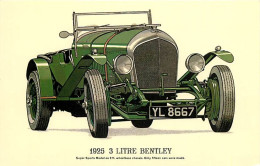 Automobiles - 1925 3 Litre Bentley - Illustration - Reproduced From An Original Fine Art Lithograph By Prescott-Pickup & - Passenger Cars