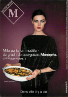 Publicite - Monopix - Gratin De Courgettes - Carte Neuve - CPM - Voir Scans Recto-Verso - Publicité