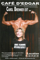 Publicite - Café D'Edgar - Carol Brenner - Une Femme Heureuse - Carte Neuve - CPM - Voir Scans Recto-Verso - Advertising
