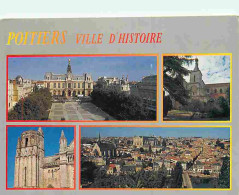 86 - Poitiers - Multivues - Flamme Postale Futuroscope De Poitiers - CPM - Voir Scans Recto-Verso - Poitiers