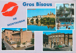 82 - Montauban - Multivues - Piscine - Automobiles - CPM - Voir Scans Recto-Verso - Montauban