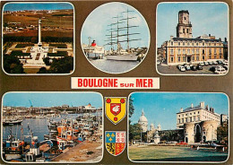 62 - Boulogne Sur Mer - Multivues - Bateaux - Voilier - Blasons - CPM - Voir Scans Recto-Verso - Boulogne Sur Mer