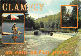 58 - Clamecy - Multivues - Un Coin Ou L'on Peche - CPM - Voir Scans Recto-Verso - Clamecy