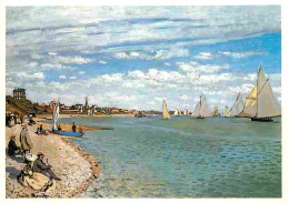 Art - Peinture - Claude Monet - La Plage à Sainte Adresse - CPM - Voir Scans Recto-Verso - Paintings