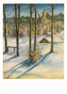 Art - Peinture - Harry Fick - Hiver - Neige - Carte Neuve - CPM - Voir Scans Recto-Verso - Paintings