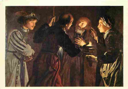 Art - Peinture - Georges De La Tour - Le Reniement De St Pierre - CPM - Voir Scans Recto-Verso - Paintings