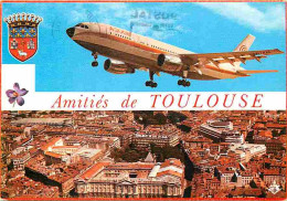 31 - Toulouse - Multivues - L'Airbus A300 B - Blasons - CPM - Voir Scans Recto-Verso - Toulouse