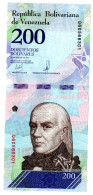 Venezuela 200 Bolivar 2017 P107b Uncirculated Banknote - Venezuela