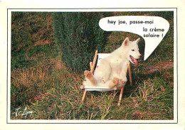 Animaux - Chiens - Husky - Chiots - Carte Humoristique - Flamme Postale - CPM - Voir Scans Recto-Verso - Dogs