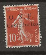 1920 MH Castellorizo 28 - Unused Stamps