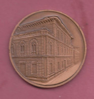 Medaglia Ricordo, Medal- Cassa Risparmio Delle Provincie LOmbarde. Firmata Bertoni. Diam. 38.5mm- Bronze - Professionnels/De Société