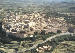 71821019 Mdina Malta Fliegeraufnahme Ancient Capital Formerly Notabile Citta Vec - Malte