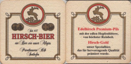 5004327 Bierdeckel Quadratisch - Hirsch-Bier - Sous-bocks