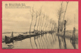 C.P. Diksmuide = Puinen  Oorlog 1914-1918  Route  De Diksmuideà  Beers Après  L' Inondation - Diksmuide