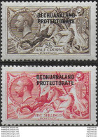 1914-15 Bechuanaland Sea Horses 2v. MH SG N. 83/84 - Andere & Zonder Classificatie