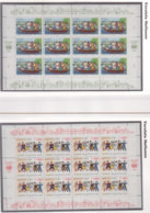 UNO GENF  158-159, 2 Kleinbogen, Postfrisch**, Tag Der Vereinten Nationen, 1987 - Blocks & Kleinbögen