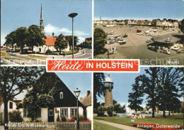 71820570 Heide Holstein St Juergen Kirche Markt Anlagen Oesterweide Turm Klaus G - Heide