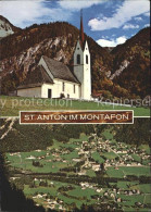 71820568 St Anton Arlberg Blick Ins Tal Montafon Kirche St. Anton Am Arlberg - Andere & Zonder Classificatie