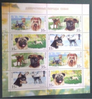 D232  Dogs - Chiens - Russia 2019 Sheetlet MNH - 3,95 - Honden