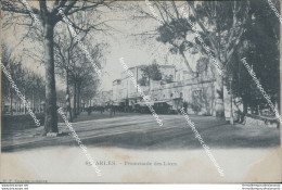 Cf473 Cartolina Arles Promenade Des Lices Francia France - Autres & Non Classés