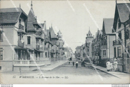 Cf462 Cartolina Wimereux L'avenue De La Mer Francia France - Altri & Non Classificati