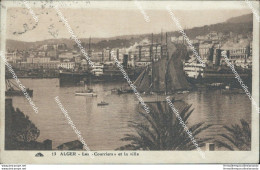 Cf461 Cartolina Alger Les Courriers Et La Ville Algeria - Autres & Non Classés