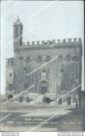 Bf679 Cartolina Fotografica Gubbio Palazzo Dei Consoli  Tilli Perugia - Perugia