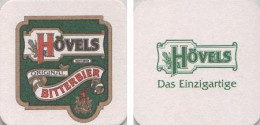 5000187 Bierdeckel Quadratisch - Hövels Original - Bitterbier - Sous-bocks