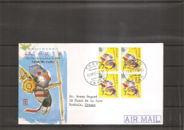 Japon - Jouets ( FDC De 1968 Voyagé Vers La France à Voir) - FDC