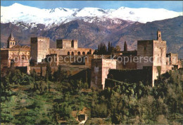 71820401 Granada Andalucia Vista General De La Alhambra Y Sierra Nevada Granada - Altri & Non Classificati