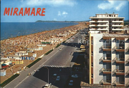 71820326 Miramare Di Rimini  Panorama Della Spiaggia Strand Rimini - Autres & Non Classés