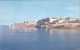 71820178 Malta Sliema Creek Sailing Boats Valetta's Fortifications  - Malte