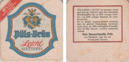 5001986 Bierdeckel Quadratisch - Püls Bräu Leicht - Weismain - Sous-bocks