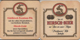 5004045 Bierdeckel Quadratisch - Hirsch-Bier - Sous-bocks