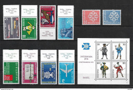 Switzerland 1959-1974 / MNH-VF - Collections