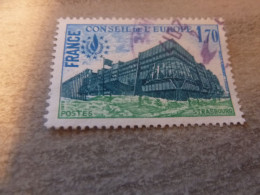 Strasbourg - Bâtiment Conseil Europe - 1f.70 - Yt Ts 59 - Bleu, émeraude Et Vert-bleu - Oblitéré - Année 1980 - - Used