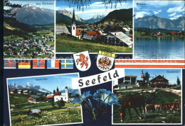 71812665 Seefeld Tirol Hochader Ortsansicht Wildsee Seekirchl Rosshuette Seefeld - Andere & Zonder Classificatie