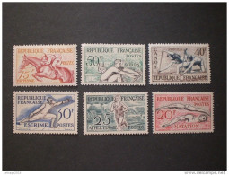 STAMPS FRANCIA 1953 JEUX OLYMPIQUES D HELSINKI MNH - Unused Stamps