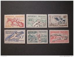 STAMPS FRANCIA 1953 JEUX OLYMPIQUES D HELSINKI MNH - Ongebruikt