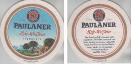 5000614 Bierdeckel Rund - Paulaner Naturtrübes Hefe-Weißbier - Sous-bocks