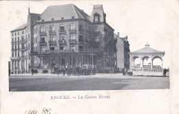 Knocke Le Grand Hotel  Verzonden 1908 - Knokke