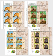 Romania 2024 - Extinct Species From The Fauna Of Romania - Four M/S MNH - Ungebraucht