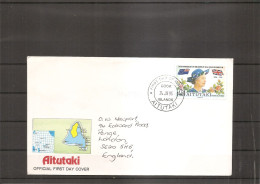 Aitutaki  ( FDC De  1996 Voyagé Vers La Grande-Bretagne à Voir) - Aitutaki